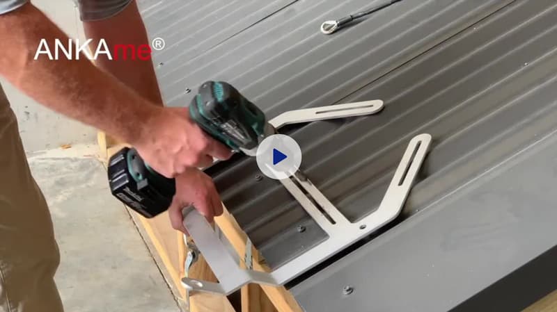 How to Install ANKAme Ladder Access Bracket Permanent Installation